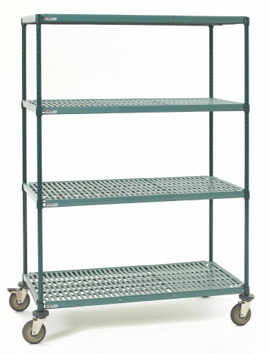 Metro Super Erecta Pro  Industrial Polymer Shelf Cart 